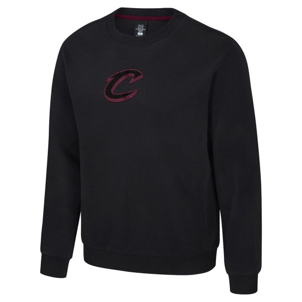 Unisex Cleveland Cavaliers Stadium Essentials Black Club Level Chenille Sweatshirt