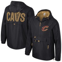 Unisex Cleveland Cavaliers Stadium Essentials Black Compete Quarter-Zip Hoodie Jacket