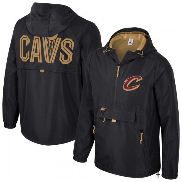 Unisex Cleveland Cavaliers Stadium Essentials Black Compete Quarter-Zip Hoodie Jacket