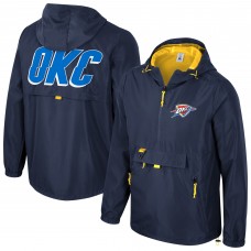 Кофта на короткой молнии Unisex Oklahoma City Thunder Stadium Essentials Blue Compete