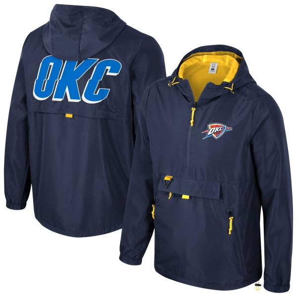 Кофта на короткой молнии Unisex Oklahoma City Thunder Stadium Essentials Blue Compete