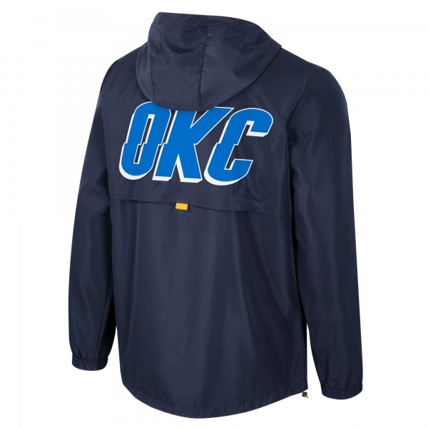 Кофта на короткой молнии Unisex Oklahoma City Thunder Stadium Essentials Blue Compete
