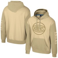 Unisex New York Knicks Stadium Essentials Khaki Rafters Burst Hoodie