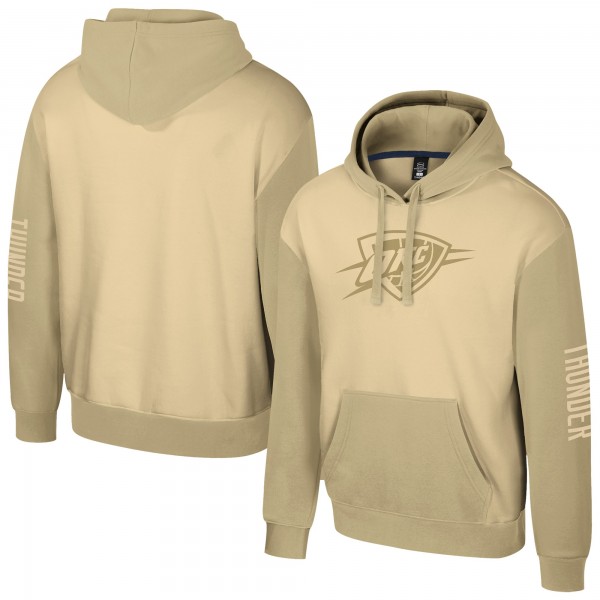 Unisex Oklahoma City Thunder Stadium Essentials Cream Rafters Burst Hoodie