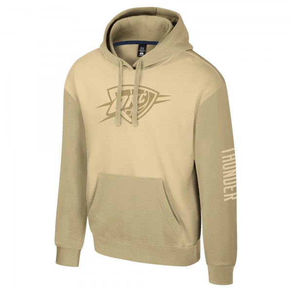 Unisex Oklahoma City Thunder Stadium Essentials Cream Rafters Burst Hoodie