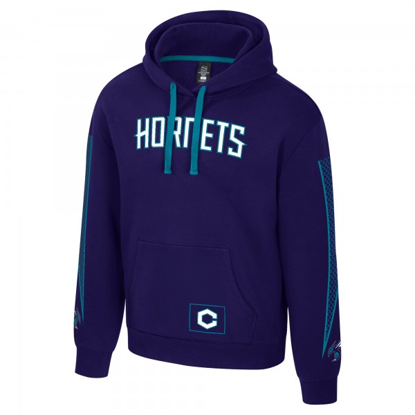 Unisex Charlotte Hornets Stadium Essentials Purple City Star Hoodie