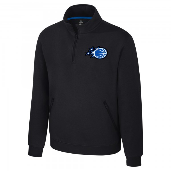 Unisex Orlando Magic Stadium Essentials Black Varsity Trainer Quarter-Zip Pullover