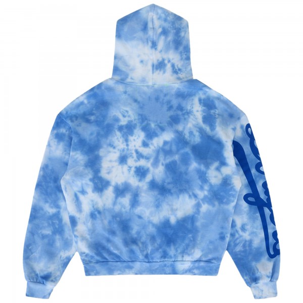 Unisex Los Angeles Dodgers Aviator Nation x MLB Light Blue Tie-Dye Tri-Blend Hoodie