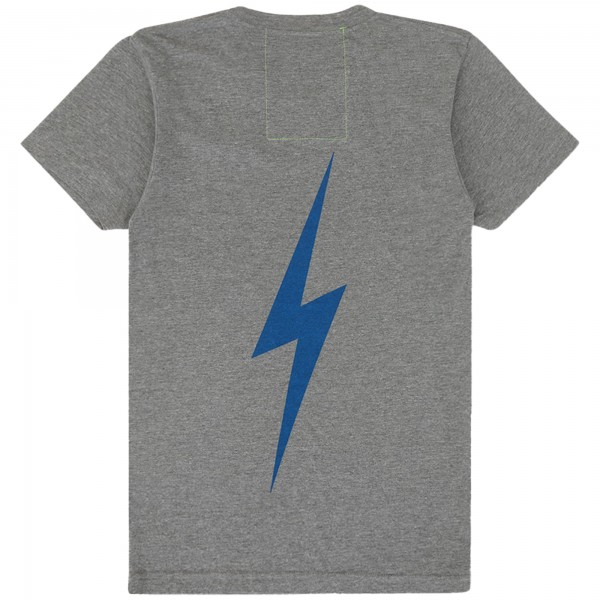 Unisex Los Angeles Dodgers Aviator Nation x MLB Heather Gray Bolt Tri-Blend T-Shirt