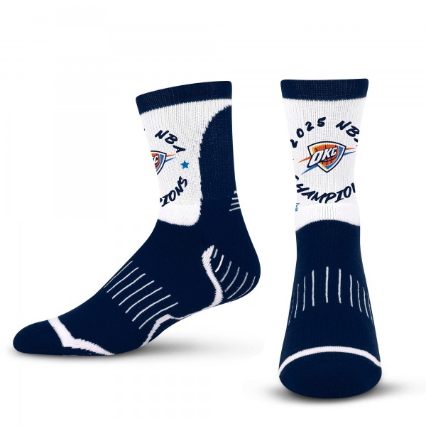 Две пары носков Unisex Oklahoma City Thunder Starter 2025 NBA Finals Champions Circle Quarter