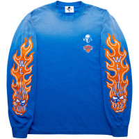 Футболка с длинным рукавом New York Knicks Warren Lotas x Fanatics Fest Blue
