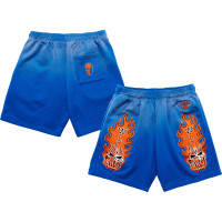 Шорты New York Knicks Warren Lotas Blue Flaming Skull