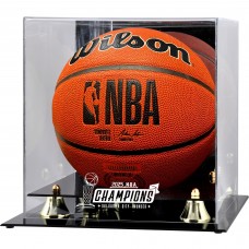 Мяч Oklahoma City Thunder Fanatics Authentic Golden Classic 2025 NBA Finals Champions Logo Basketball Display Case
