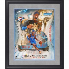 Плакат Shai Gilgeous-Alexander Oklahoma City Thunder Fanatics Authentic Framed 16 x 20 2025 NBA Finals MVP
