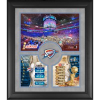 Плакат Oklahoma City Thunder Fanatics Authentic Framed 20 x 24 2025 NBA Finals Champions