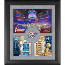 Плакат Oklahoma City Thunder Fanatics Authentic Framed 20 x 24 2025 NBA Finals Champions