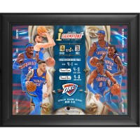 Плакат Oklahoma City Thunder Fanatics Authentic Framed 13 x 16 2025 NBA Finals Champions