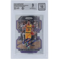 Austin Reaves Los Angeles Lakers Autographed 2021-22 Panini Prizm #165 Beckett Fanatics Witnessed Authenticated 9/10 Rookie Card