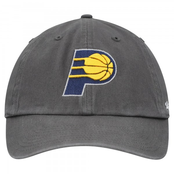 Бейсболка Indiana Pacers 47 Charcoal Primary Logo Clean Up
