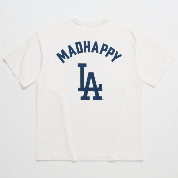 Unisex Los Angeles Dodgers Madhappy x MLB White Heavyweight T-Shirt