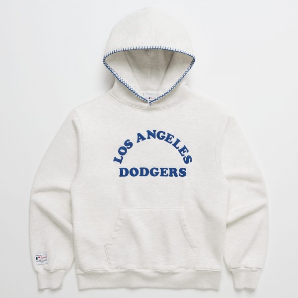 Unisex Los Angeles Dodgers Madhappy x MLB Heather Gray Heavyweight Fleece Hoodie
