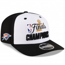 Бейсболка Oklahoma City Thunder New Era White/Black 2025 NBA Finals Champions Parade 9SEVENTY