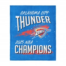 Одеяло Oklahoma City Thunder The Northwest Group 2025 NBA Finals Champions 50 x 60 Silk Touch Throw