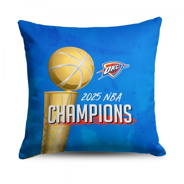 Подушка Oklahoma City Thunder The Northwest Group 2025 NBA Finals Champions 18 x 18 Throw