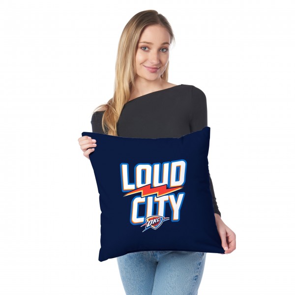 Подушка Oklahoma City Thunder The Northwest Group 2025 NBA Finals Champions 18 x 18 Throw
