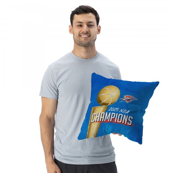 Подушка Oklahoma City Thunder The Northwest Group 2025 NBA Finals Champions 18 x 18 Throw
