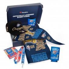 Подробный бокс Oklahoma City Thunder WinCraft 2025 NBA Finals Champions Fanatics Pack Champions