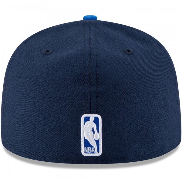 Бейсболка Oklahoma City Thunder New Era Navy/Blue 2025 NBA Finals Champions Side Patch Two-Tone 59FIFTY