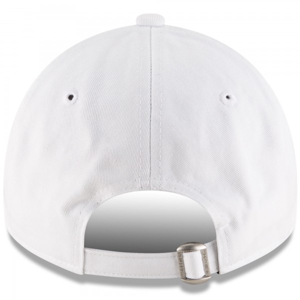 Бейсболка Oklahoma City Thunder New Era White 2025 NBA Finals Champions Script 9TWENTY