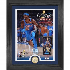 Монета и фото Oklahoma City Thunder Shai Gilgeous-Alexander Highland Mint 2025 NBA Finals Champions 13 x 16 MVP Bronze Coin Photo Mint