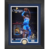 Монета и фото Oklahoma City Thunder Shai Gilgeous-Alexander Highland Mint 2025 NBA Finals Champions 13 x 16 Trophy Raising Bronze Coin Photo Mint
