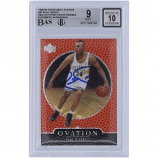 Paul Pierce Boston Celtics Autographed 1998-99 Upper Deck Ovation #80 Beckett Fanatics Witnessed Authenticated 9/10 Rookie Card
