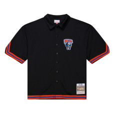 MF DOOM x NY Knicks x Mitchell & Ness Black A New York Story Full-Snap Shooting Shirt
