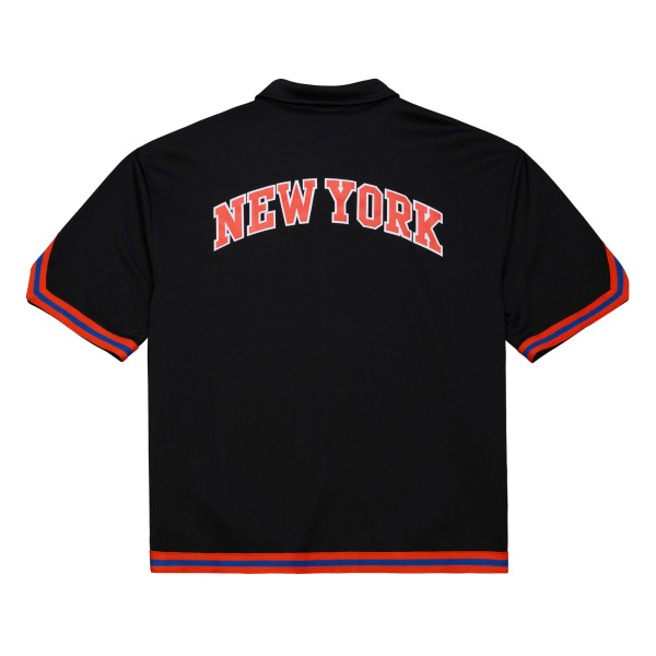 MF DOOM x NY Knicks x Mitchell & Ness Black A New York Story Full-Snap Shooting Shirt