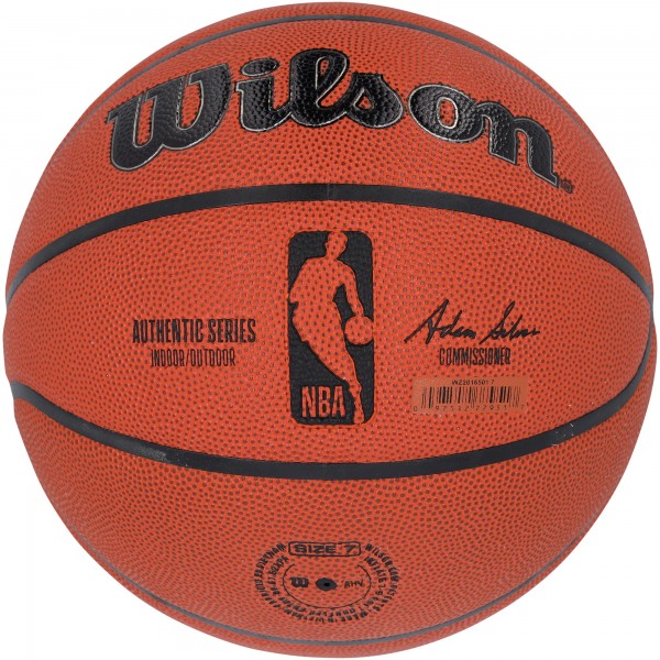 Chet Holmgren Oklahoma City Thunder Autographed Fanatics Authentic Wilson Authentic Series Indoor/Outdoor Basketball
