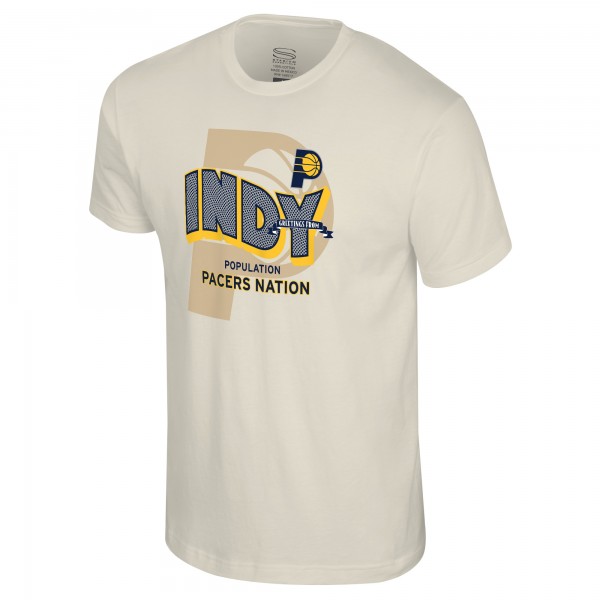 Unisex Indiana Pacers Stadium Essentials Natural Greetings From T-Shirt