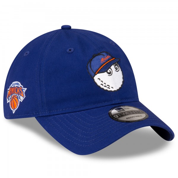 Бейсболка New York Knicks Malbon Golf x New Era Blue 9TWENTY