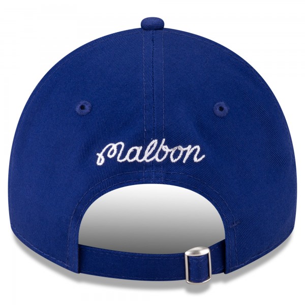 Бейсболка New York Knicks Malbon Golf x New Era Blue 9TWENTY