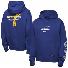 Подростковая Golden State Warriors Nike Royal Courtside Club Premiere Hoodie