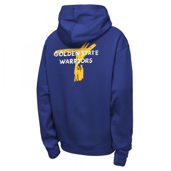 Подростковая Golden State Warriors Nike Royal Courtside Club Premiere Hoodie