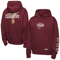 Подростковая Cleveland Cavaliers Nike Wine Courtside Club Premiere Hoodie