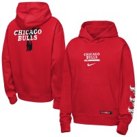 Подростковая Chicago Bulls Nike Red Courtside Club Premiere Hoodie