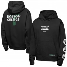 Подростковая Boston Celtics Nike Black Courtside Club Premiere Hoodie