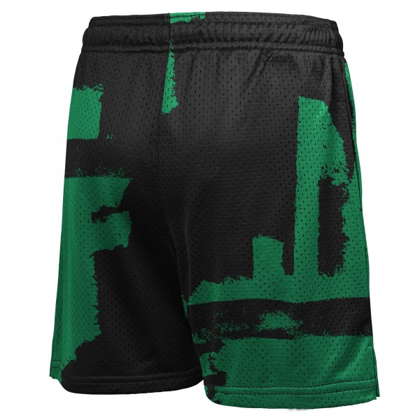Подростковая Boston Celtics Nike Black/Kelly Green Courtside Pro Shot Dri-FIT Mesh Practice Shorts