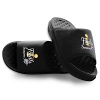Шлепки Unisex Oklahoma City Thunder ISlide Black 2025 NBA Finals Champions Motive