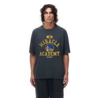Футболка Unisex Golden State Warriors Heather Black Miracle Academy x NBA Collection Vintage Boxy